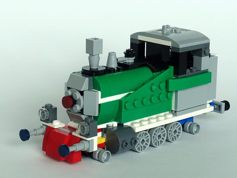 LEGO MOC 31113: Steam Engine by Tomik | Rebrickable - Build with LEGO