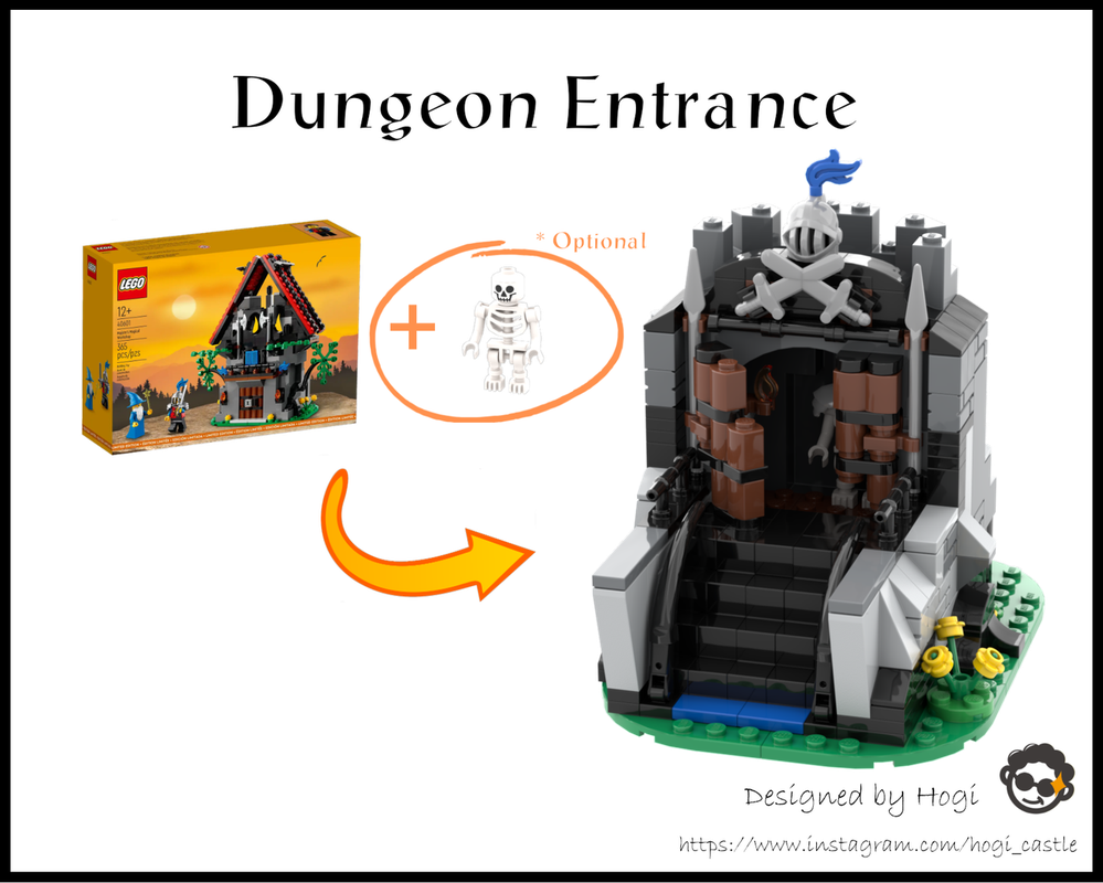 LEGO MOC Dungeon Entrance (40601 Alternate build) by Hogi_castle ...