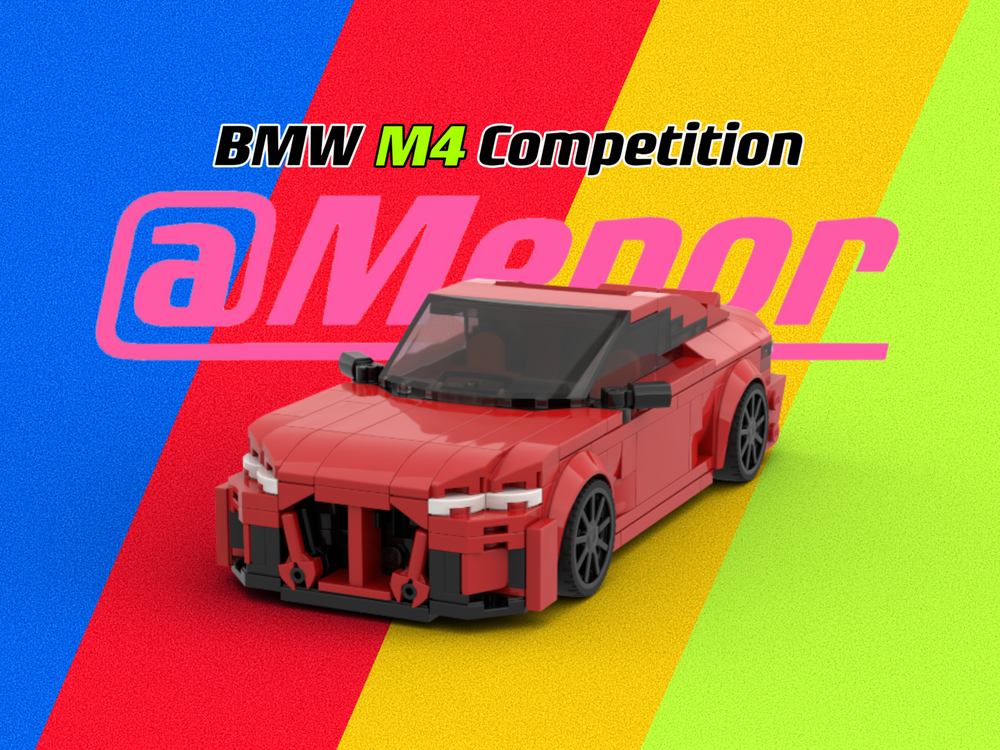 LEGO MOC BMW M4(G82) Competition Red by Menor | Rebrickable - Build ...