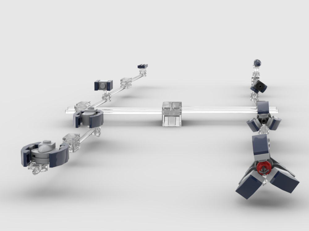 LEGO MOC-179084 Nanoscale CIS Fighters (Tri-Fighter and Vulture Droid ...