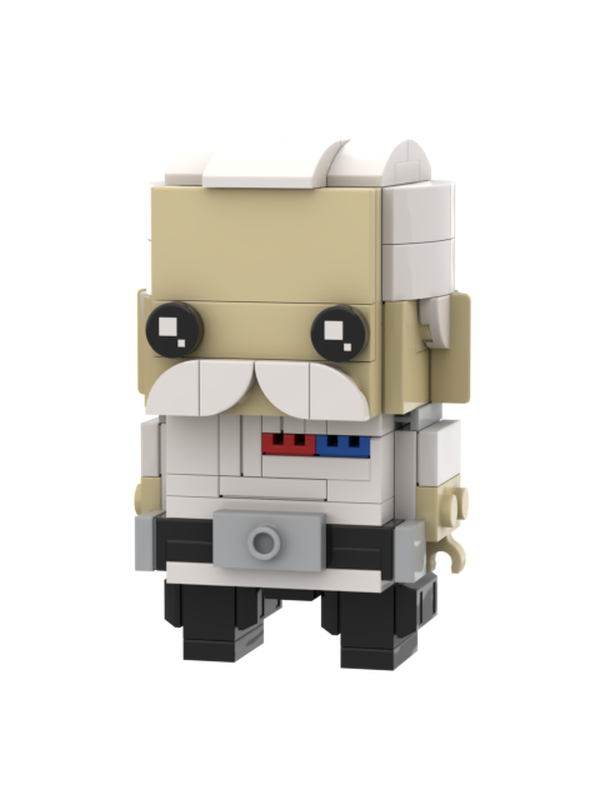 LEGO MOC Colonel Yularen Brickheadz by FMbricks | Rebrickable - Build ...