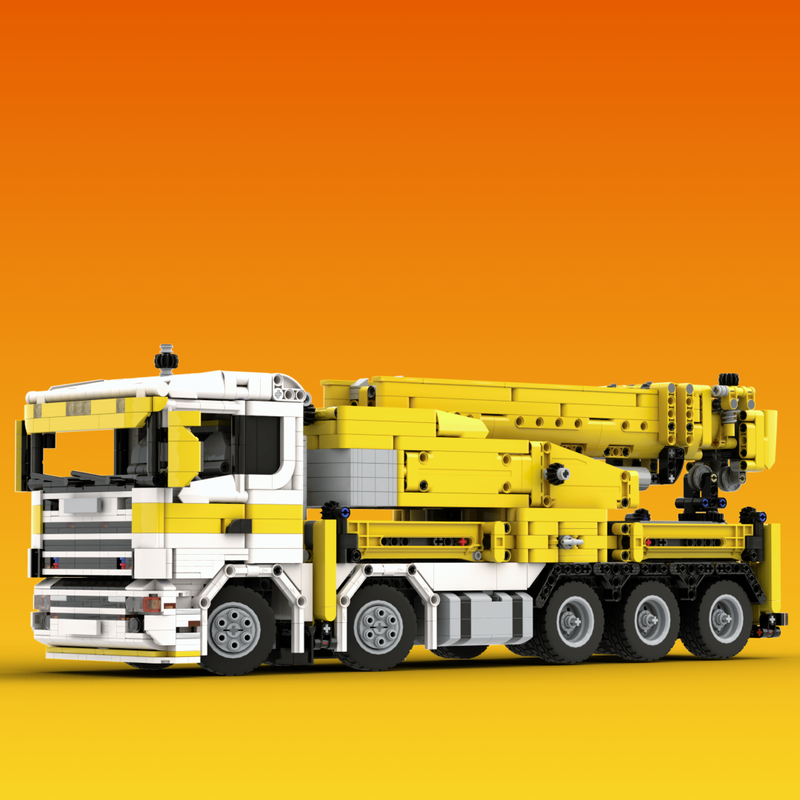 LEGO MOC Scania 164L heavy duty crane truck by OldOlneyLego ...