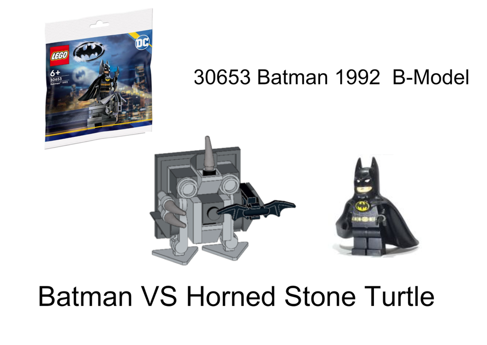 LEGO MOC 30653 Batman 1992 B-Model (Batman VS Horned Stone Turtle