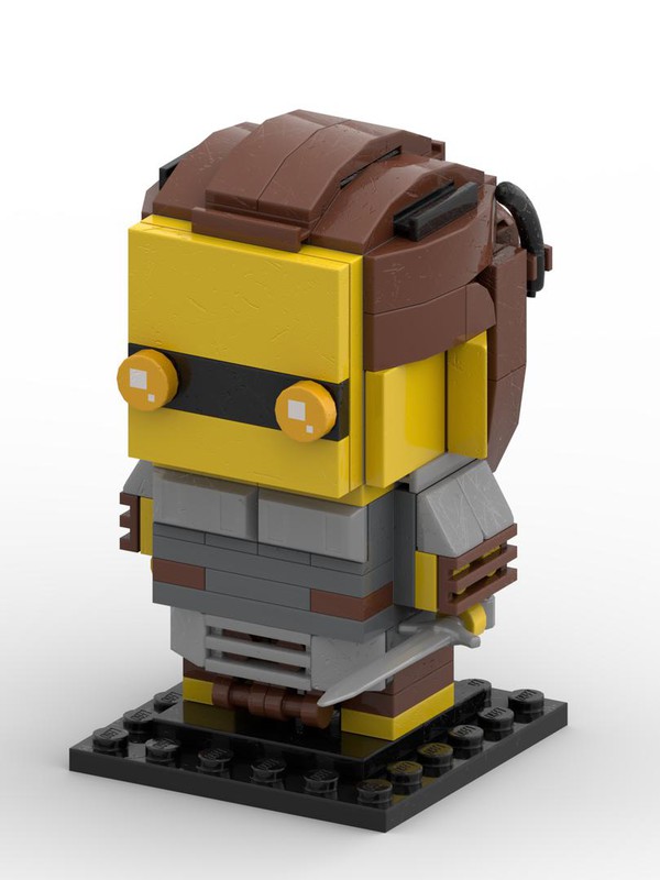 LEGO MOC Lae'zel Brickheadz (Baldur's Gate 3) by Cryokina | Rebrickable ...