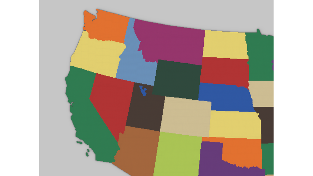 LEGO MOC-179331 Giant Contiguous United States Map by hawkfan08 ...