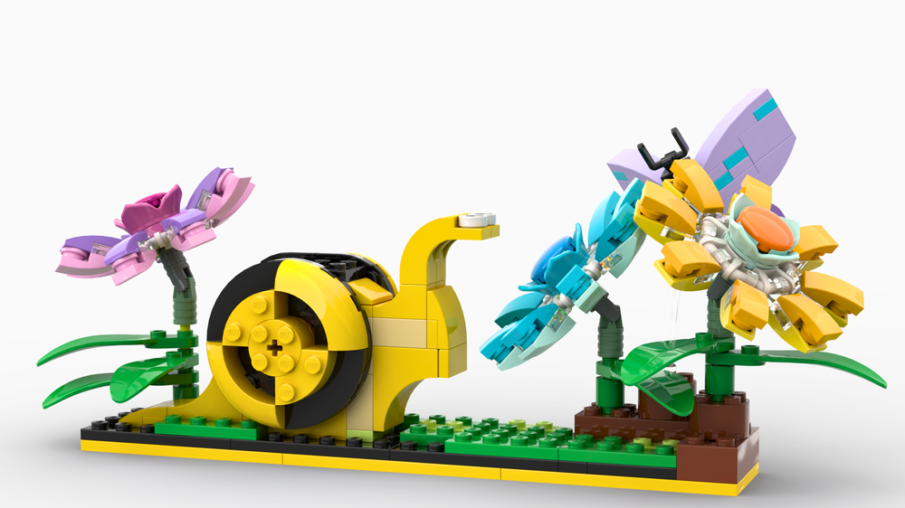 LEGO MOC 31149 Snail by Lenarex | Rebrickable - Build with LEGO