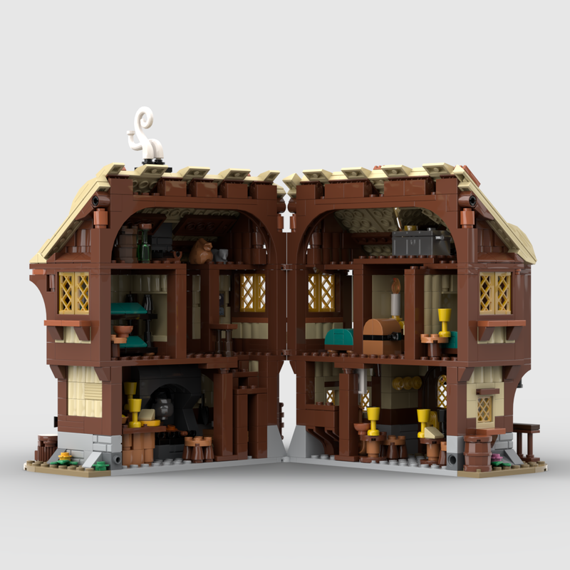 LEGO MOC Tavern - Medieval Village by MidiBricks | Rebrickable - Build ...