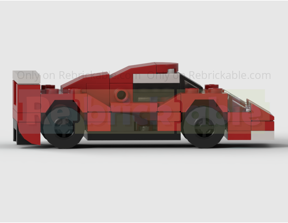 LEGO MOC Toyota GT-One TS020 Prototype Racing Car - Half Speed ...