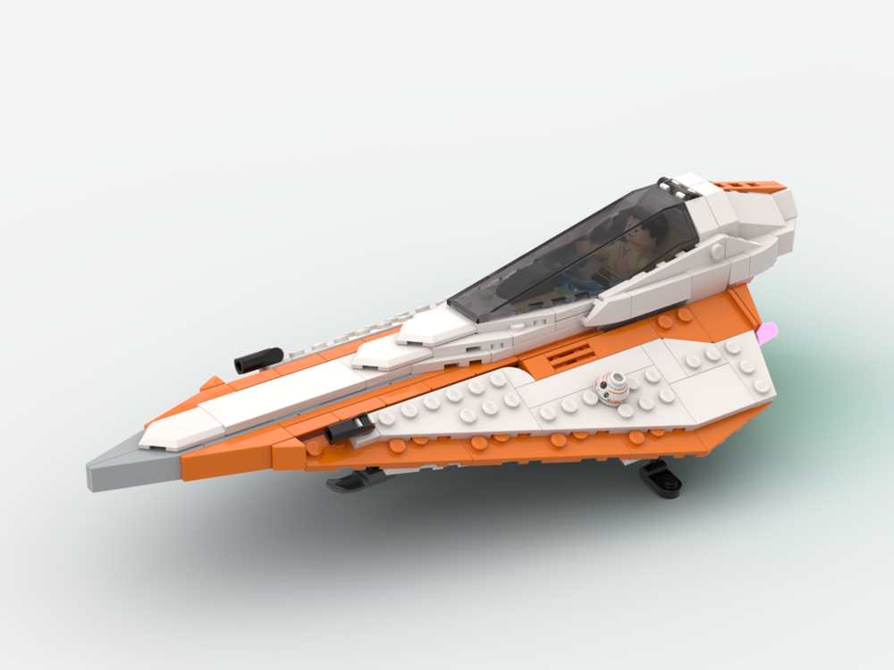 LEGO MOC Delta 7C Aethersprite Starfighter (Djen Marro) by Gs_Bricks ...