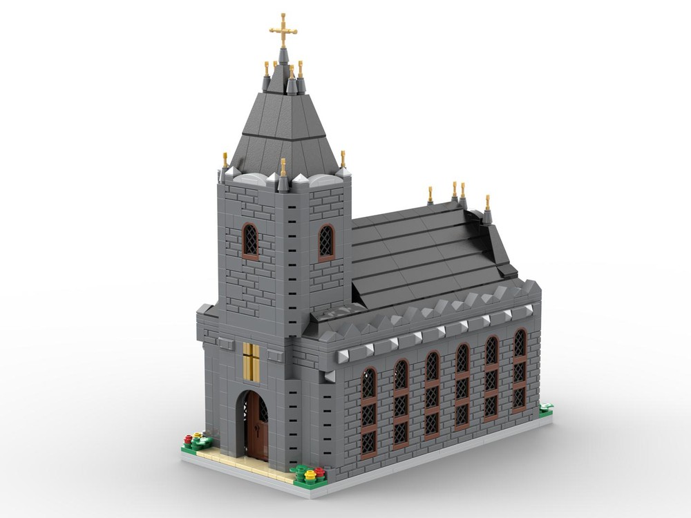 LEGO MOC Simple Church by Brick.baum | Rebrickable - Build with LEGO