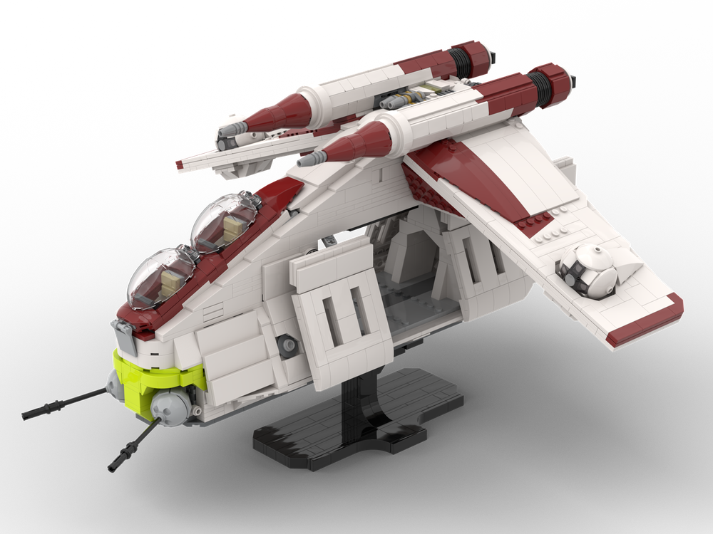 LEGO MOC Republic Gunship by Johns Brickworld | Rebrickable - Build ...