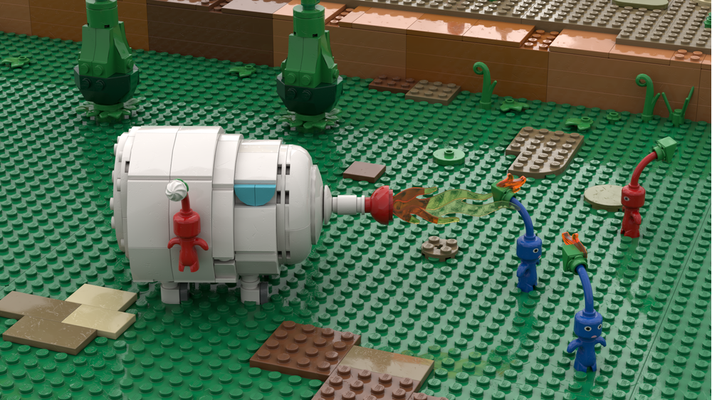 LEGO MOC Pikmin 4 - Blowhogs by Renk | Rebrickable - Build with LEGO