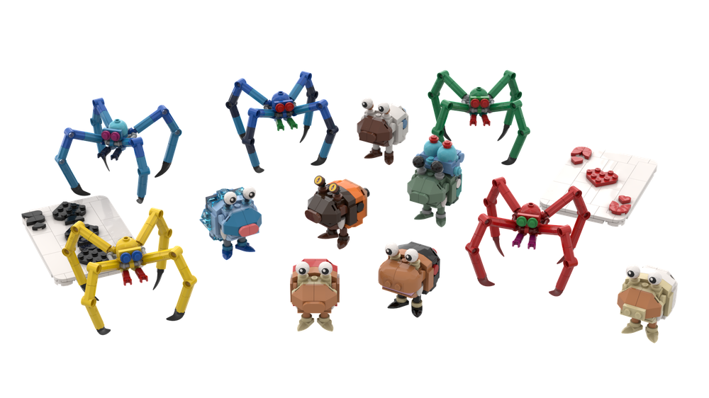 LEGO MOC-179688 Pikmin 4 - Dwarf Bulborbs and Dweevils by Renk ...