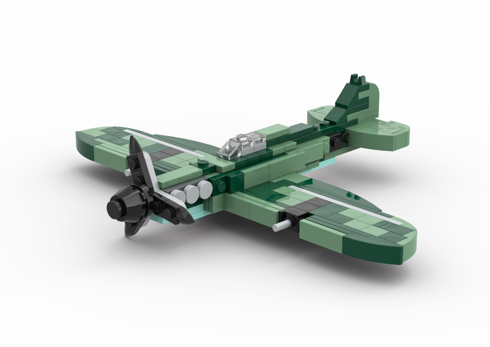 LEGO MOC Supermarine Spitfire by The Bobby Brix Channel | Rebrickable ...