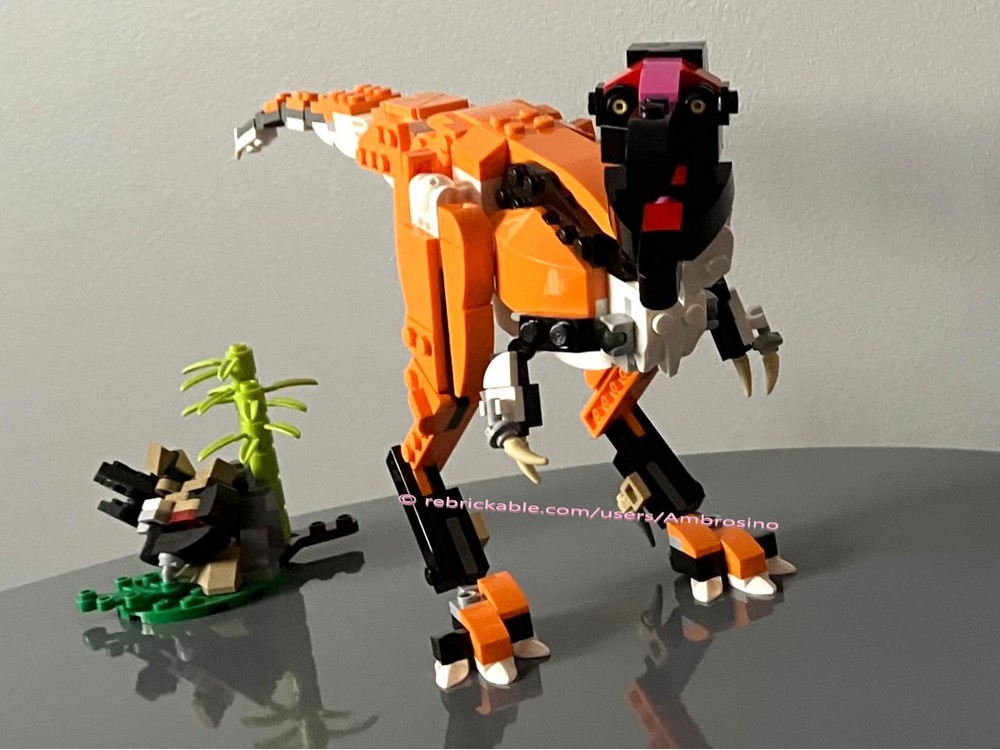 Lego Moc 31129 Jane Tyrannosaurus Or Nanotyrannus By Ambrosino Rebrickable Build With Lego 8367