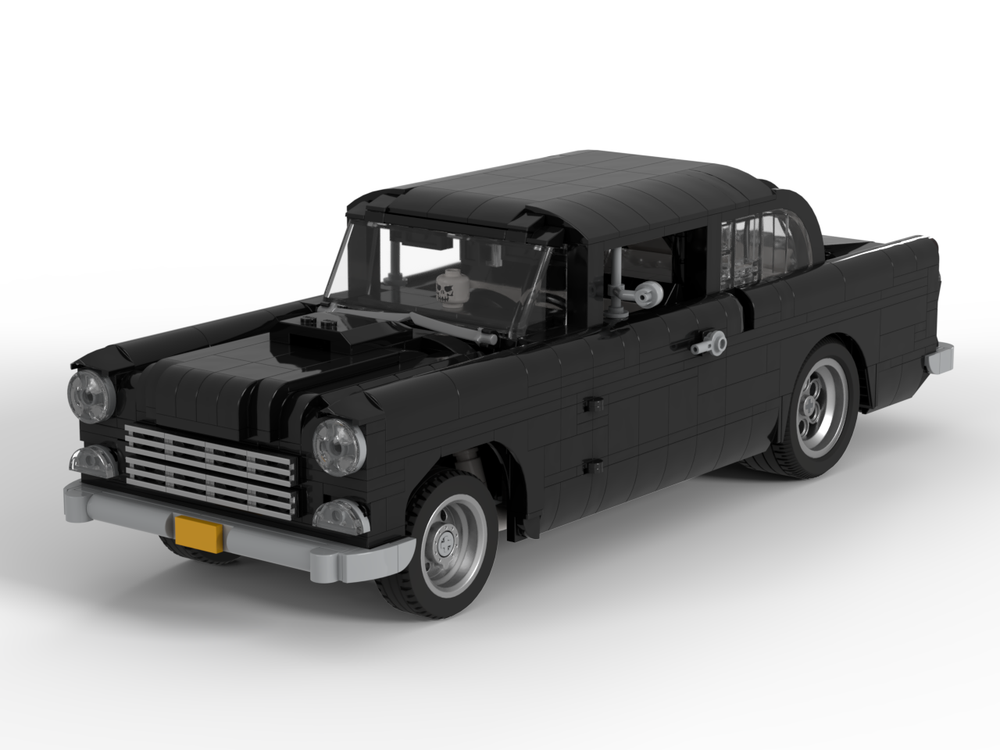 Lego Moc Chevy Bel Air Street Rod By Linse Rebrickable Build With Lego