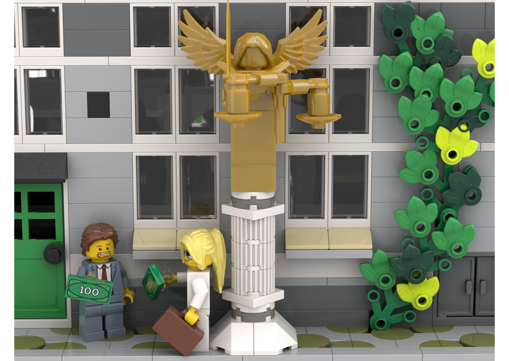 LEGO MOC Dirty Deeds, Done Dirt Cheap Backyard MOC for set 10224