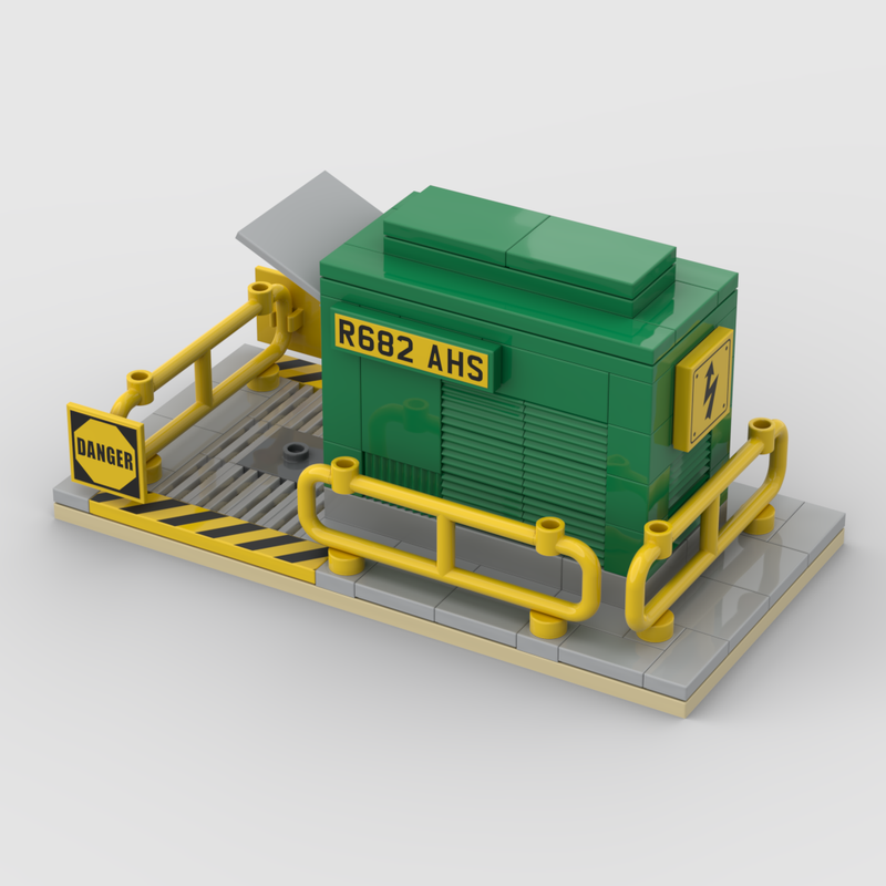 LEGO MOC Stationary Generator by BrickMind | Rebrickable - Build with LEGO