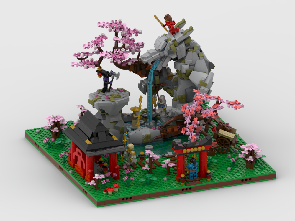 LEGO MOC-179791 Display for set 71819 - Dragon Stone Shrine by