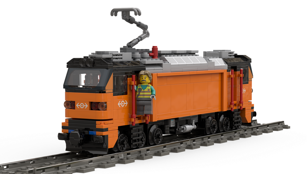 LEGO MOC Toshiba E500 Electric Locomotive (PF/BuWizz 2.0) by  BrickFromOuterSpace | Rebrickable - Build with LEGO