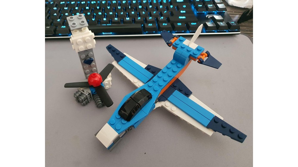 LEGO MOC-179809 Plane With Propeller Combo by Nyangire | Rebrickable ...