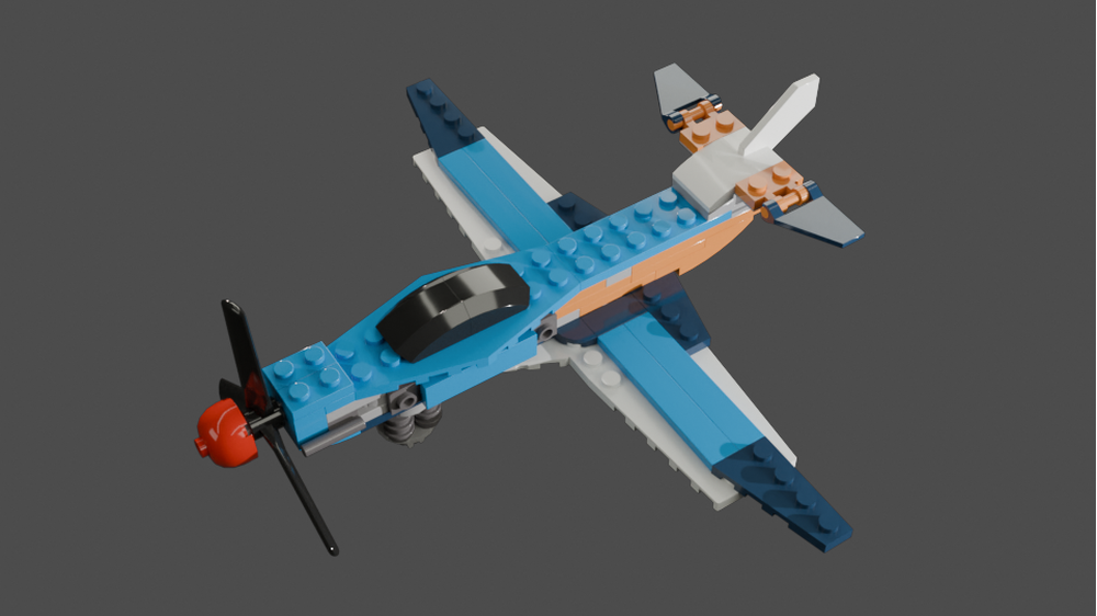 LEGO MOC-179809 Plane With Propeller Combo by Nyangire | Rebrickable ...