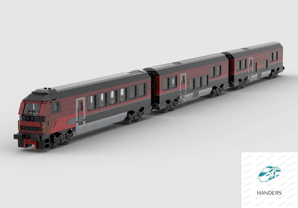 LEGO MOC-179813 Latest Austrian Jet Train by Handers | Rebrickable ...