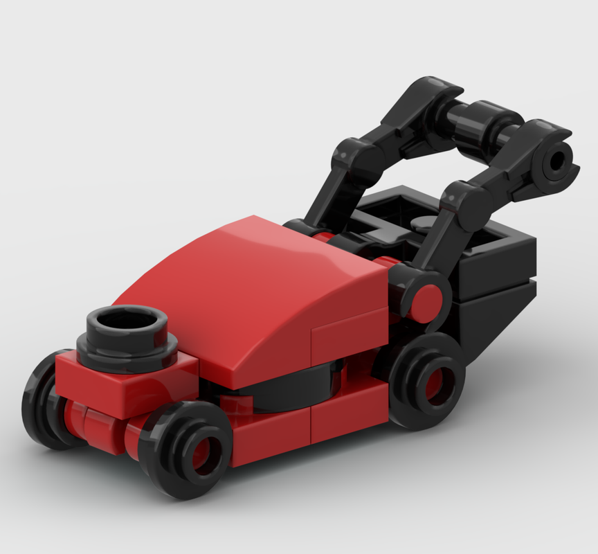 LEGO MOC Electric lawn mower by BrickHappens | Rebrickable - Build with ...