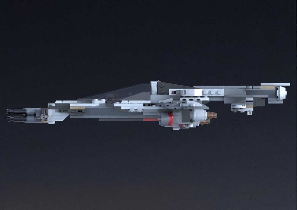 LEGO MOC SN-48 Gray Wolf | 75346 Pirate Snub Fighter alt-build by