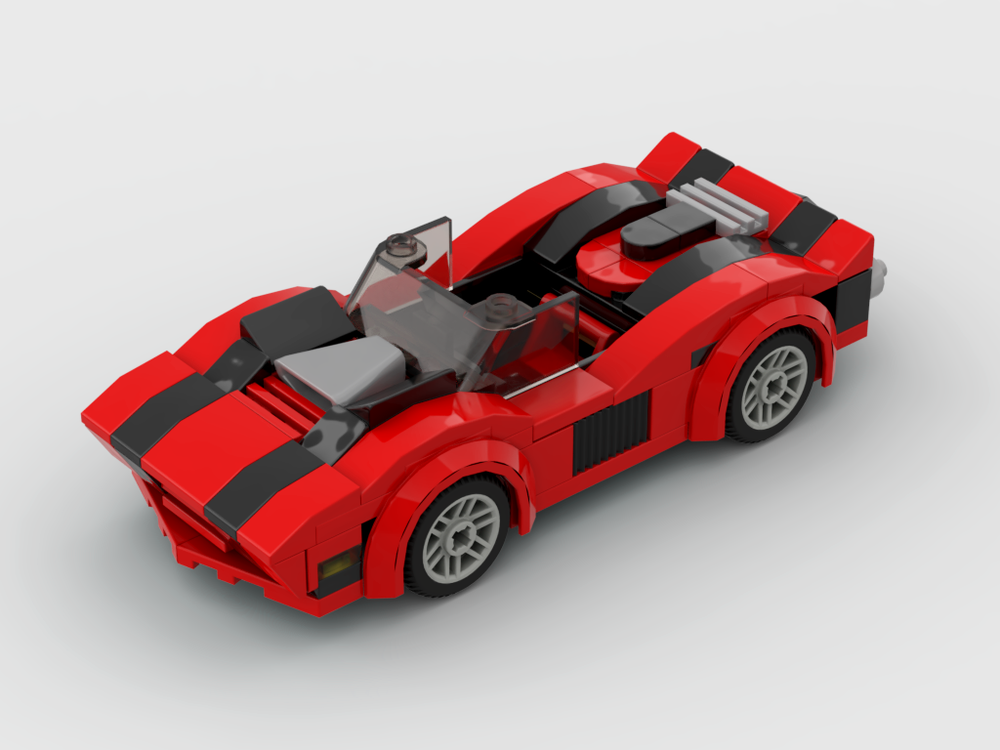 LEGO MOC Sport Car - Red by Agilinzzz | Rebrickable - Build with LEGO