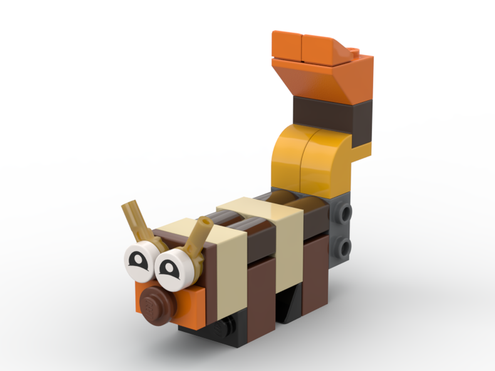 LEGO MOC Simple Squirrel by microbe_jc | Rebrickable - Build with LEGO