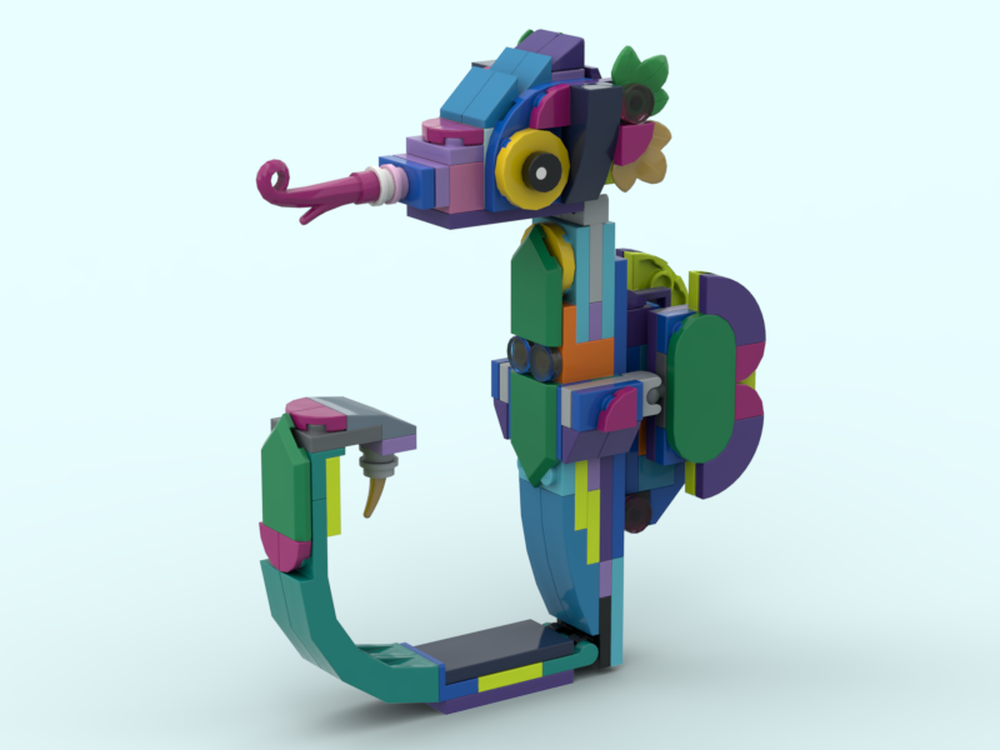 LEGO MOC-179989 31157 Seahorse by Pikminfan67 | Rebrickable
