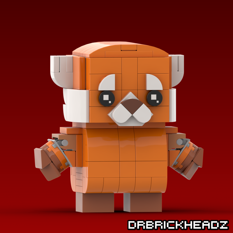 LEGO MOC Red Panda (Turning Red) Brickeadz by DrBrickheadz ...