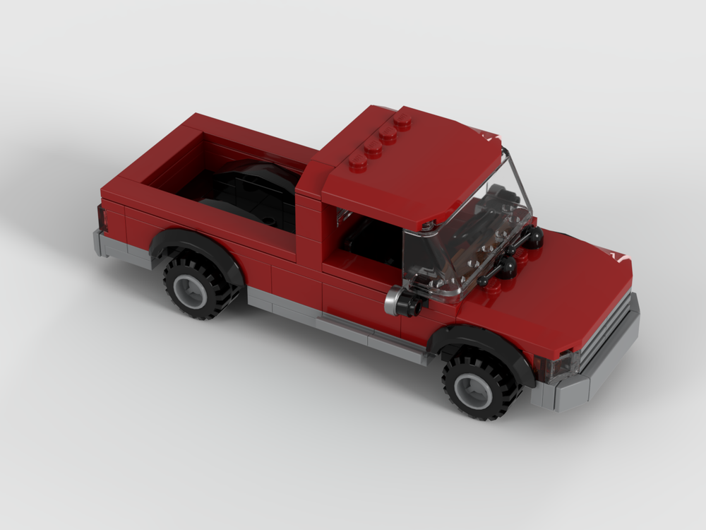 LEGO MOC Red LEGO Pickup Truck by Maurizioc57 | Rebrickable - Build ...