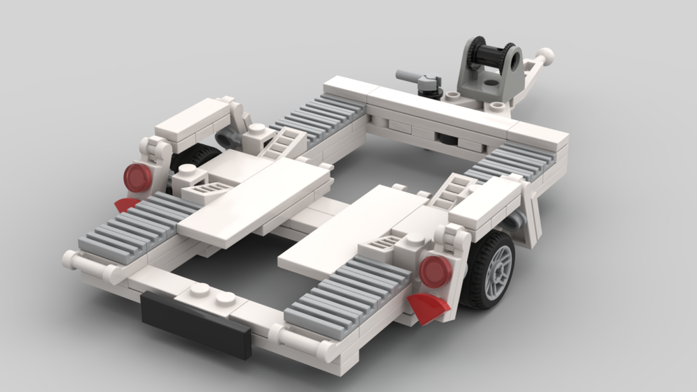 LEGO MOC-180019 Vintage Single Axle Car Trailer by MocbyEndo ...