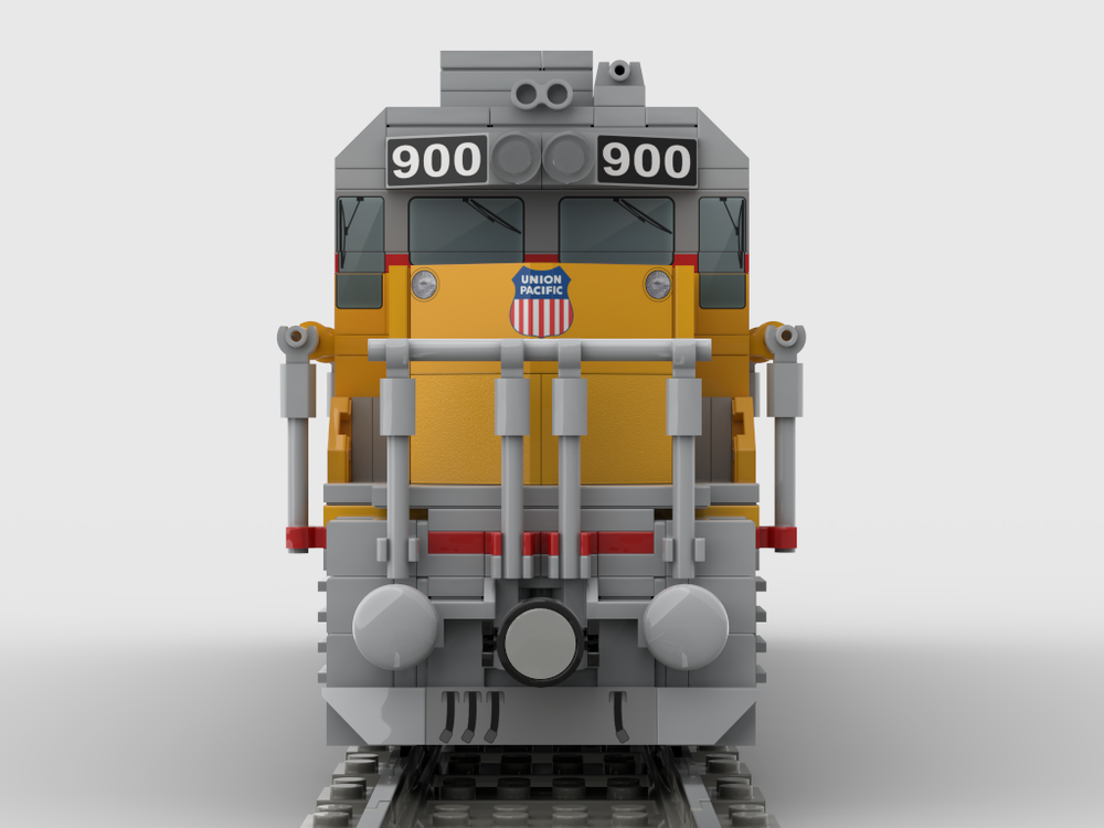 Lego Moc Diesel Engine Emd Gp40 Of Union Pacific Railroad By Langemat 