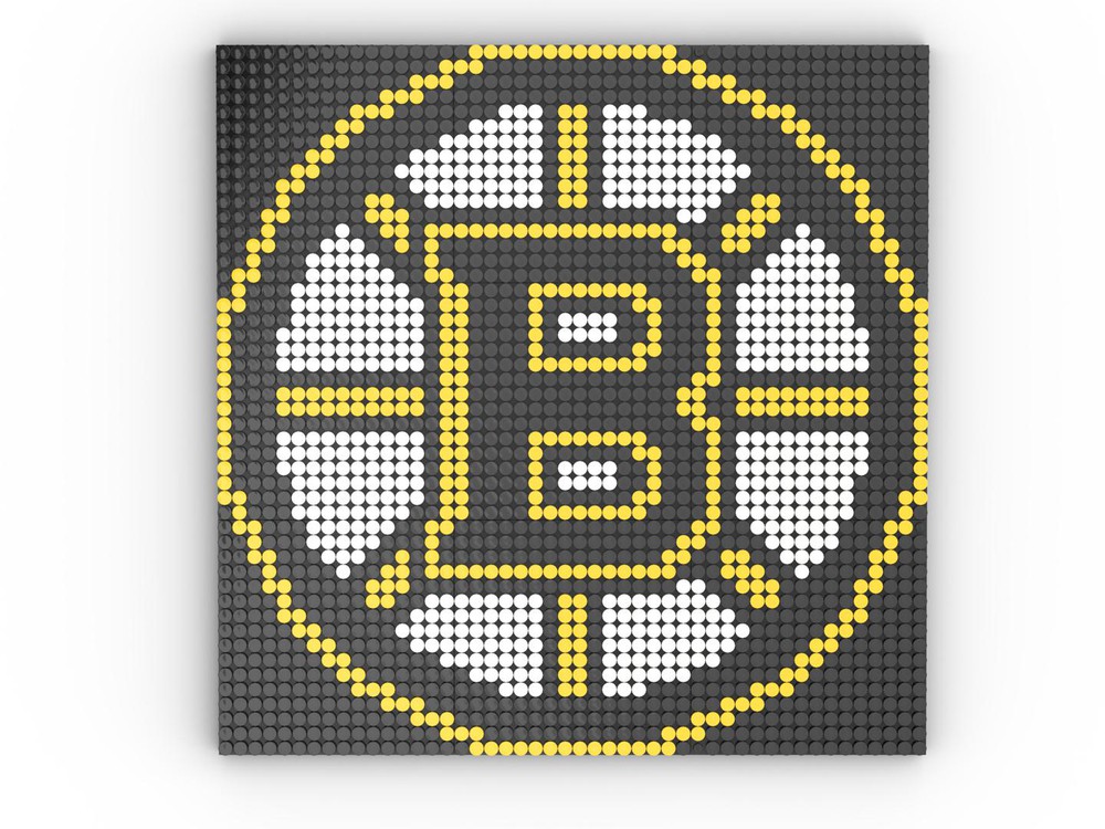 LEGO MOC Boston Bruins Logo by Antman1022 | Rebrickable - Build with LEGO