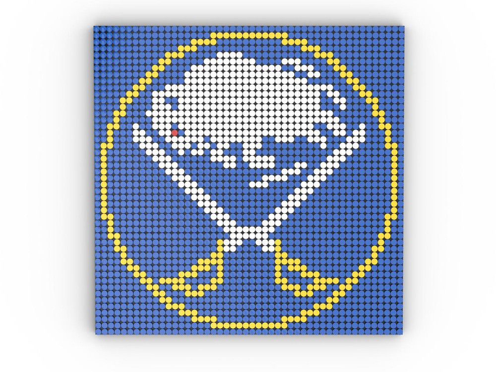 LEGO MOC Buffalo Sabres Logo by Antman1022 | Rebrickable - Build with LEGO