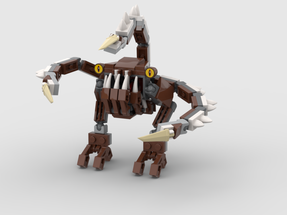 LEGO MOC Big mouth Monster by McMOC | Rebrickable - Build with LEGO