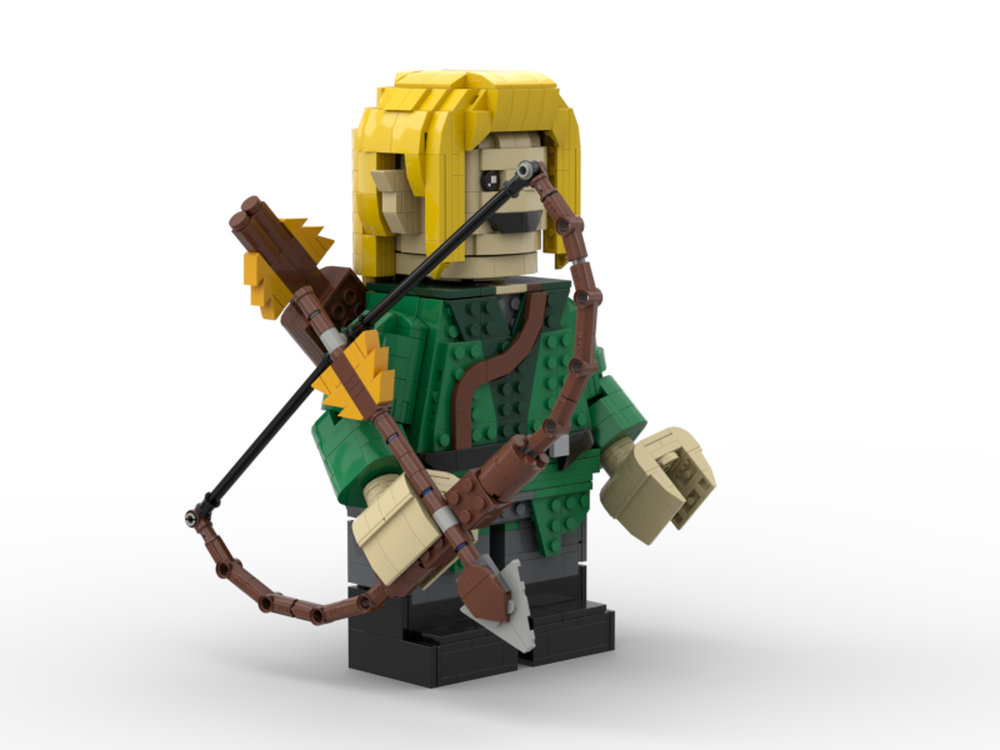 LEGO MOC Maxifigure Legolas by Sabrisiria | Rebrickable - Build with LEGO