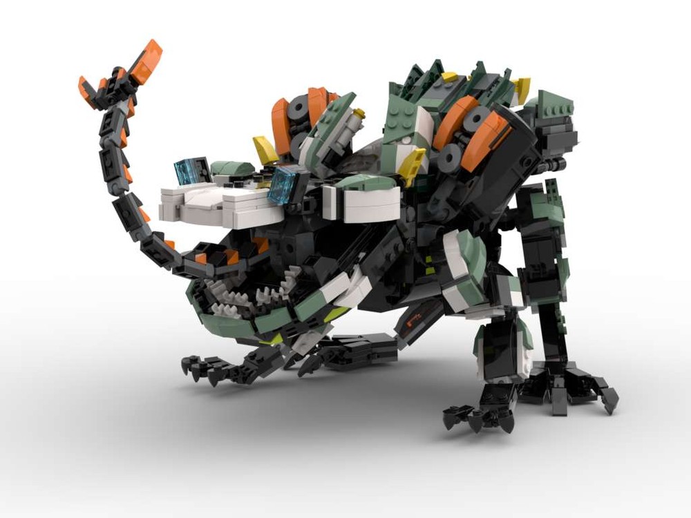 LEGO MOC Bilegut and Apex Bilegut from Horizon Forbidden West 