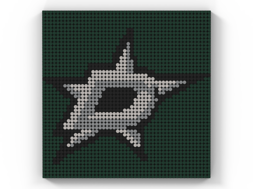 LEGO MOC Dallas Stars Logo by Antman1022 | Rebrickable - Build with LEGO