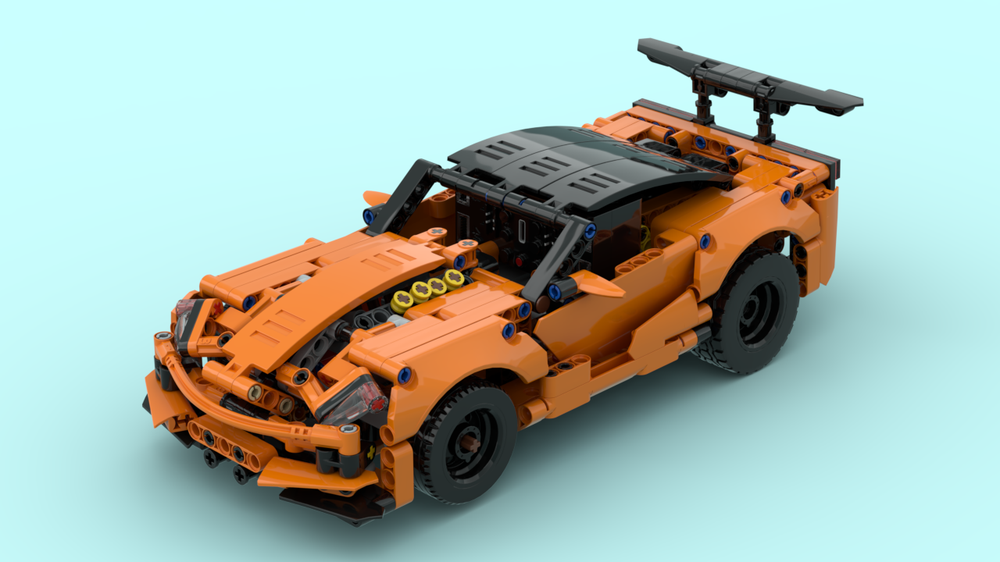 LEGO MOC-180258 42093 RC RWD Corvette ZR1 by loriswave