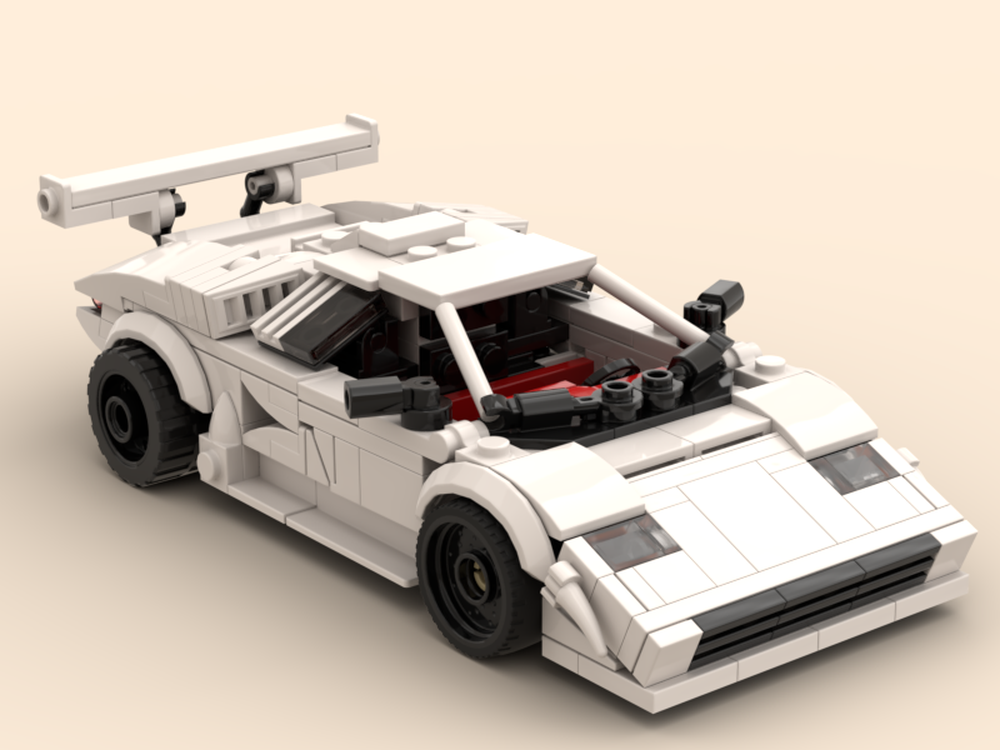 LEGO MOC Lamborghini Countach LBWK 76908 by Xayabricks | Rebrickable ...