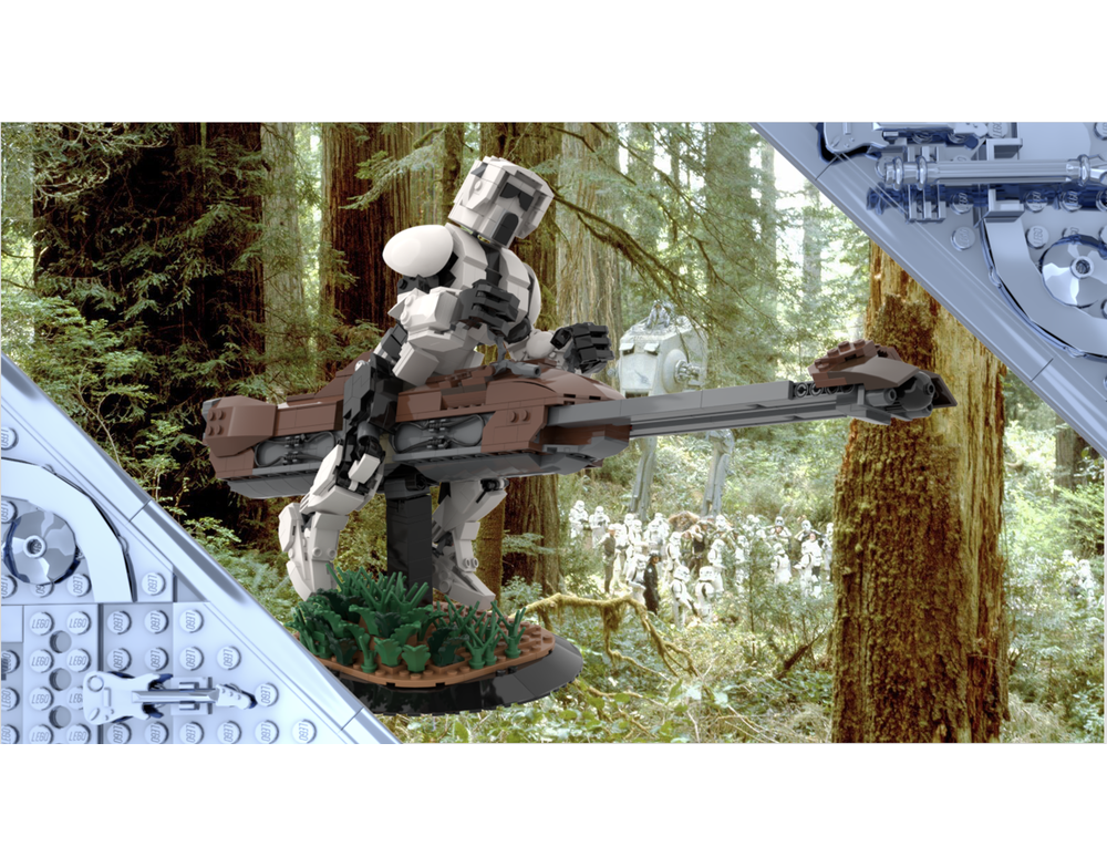 LEGO MOC Scout Trooper buildable figure by raguidel | Rebrickable ...