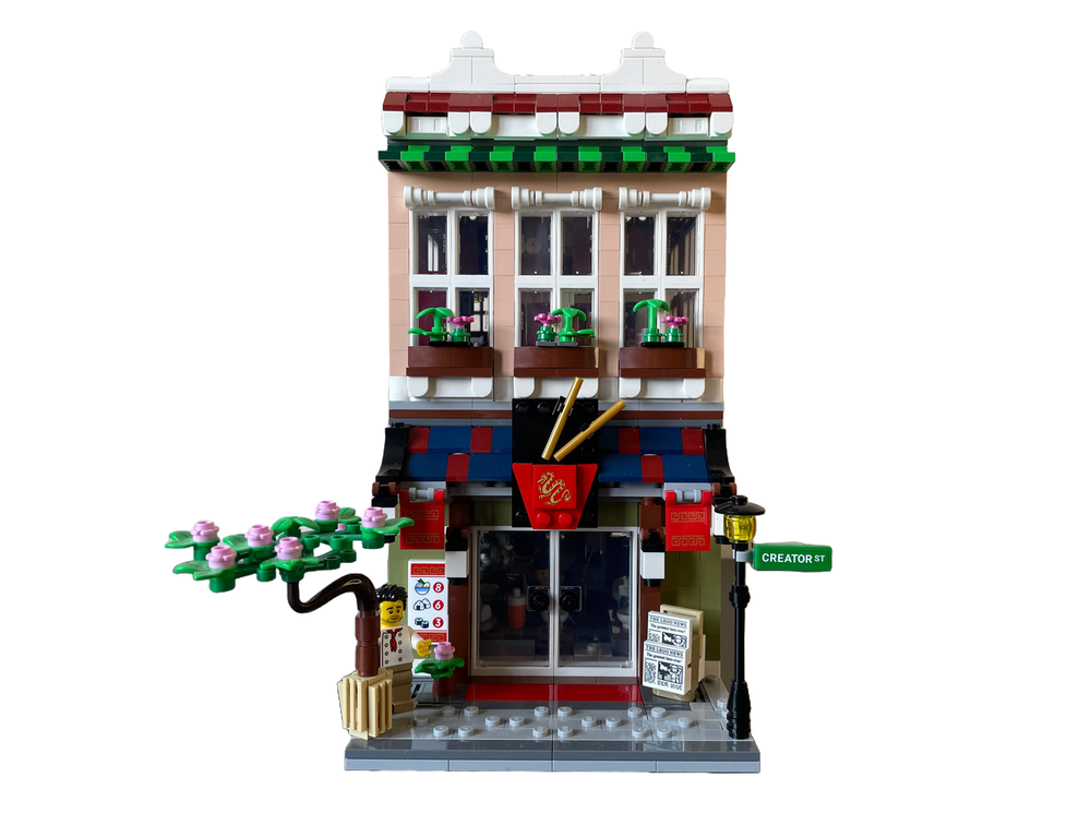 LEGO MOC Noodle Restaurant & Arcade Modular Alternate build of 3x 31131 ...