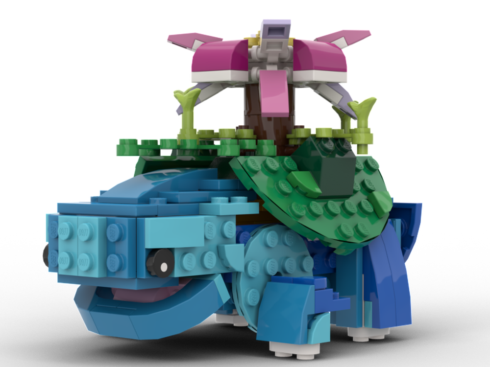 Lego Moc Venusaur (pokémon) By Mmonk13 