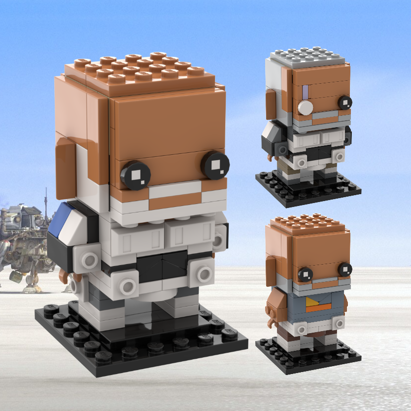 LEGO MOC Old Clones Brickheadz Bundle by Ant0noo | Rebrickable - Build ...