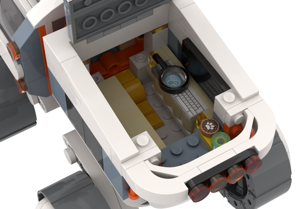 LEGO MOC Space Research Rover (Minifigure compatible) by OrchardBuilds ...