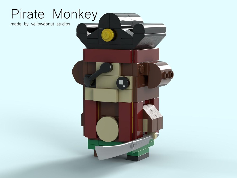 LEGO MOC-180573 Pirate Monkey by YellowDonut | Rebrickable - Build with ...